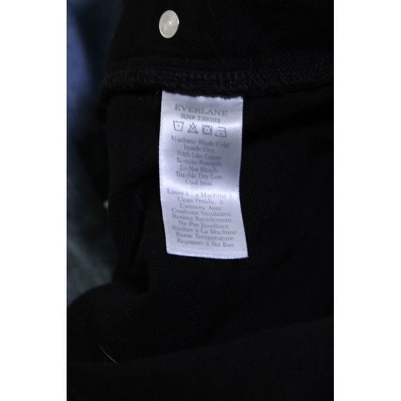 Everlane Womens Black The Canvas Overalls Size 12 - Picture 5 of 5